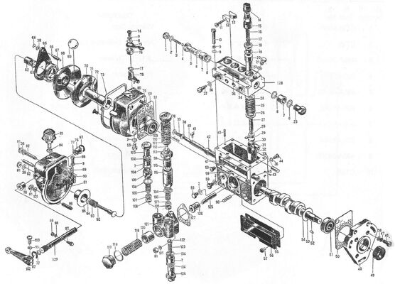 495AG Запасная часть дизельного двигателя - Впрыск топлива - 495A-30000