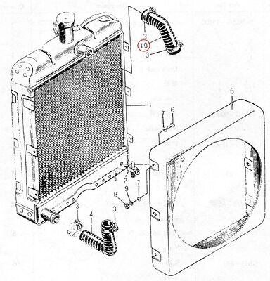 495AG Запасная часть дизельного двигателя - выпуск шланга 495AG-00001 Сделано в Китае