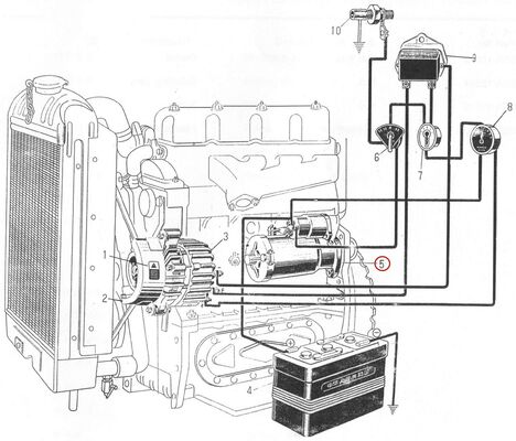495AG Diesel Engine Spare Part Starting Motor QD1328C China 1kg
