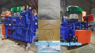 Hanger Machine быстро производит нескользящие вешалки
